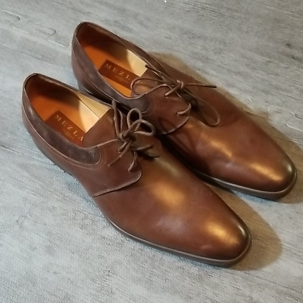NWOB Mezlan Men's Brown Dress Shoes